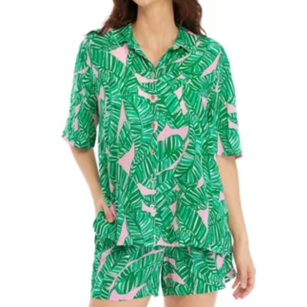 Women's Franki Shirt Swim Cover Up green size small nwt
